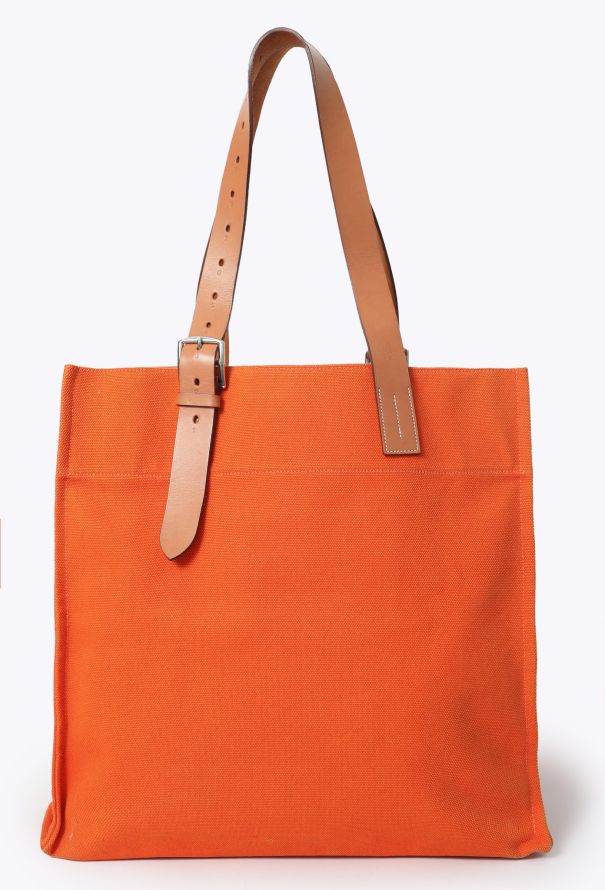 Hermès 2010 Étrivière Toile Shopping Tote Bag - 1