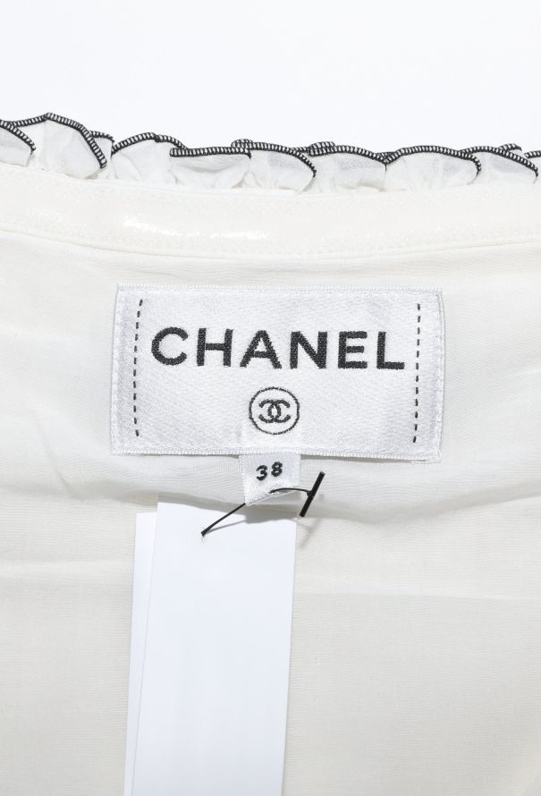 Chanel S/S 2017 Ruffled Voile Silk Dress - 5 Chanel S/S 2017 Ruffled Voile Silk Dress - 5