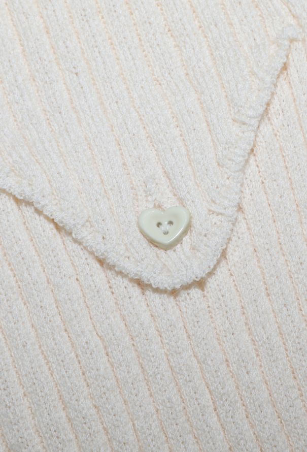 Bottega Veneta Ribbed Knit Polo Top, 2021 - 6