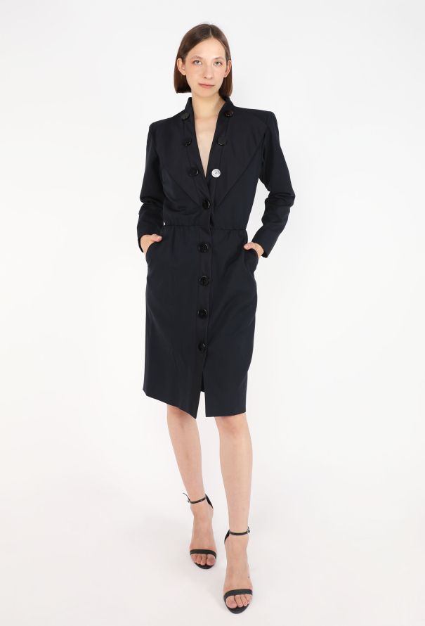 Saint Laurent Smoking Tuxedo Dress, F/W 1988 - 4