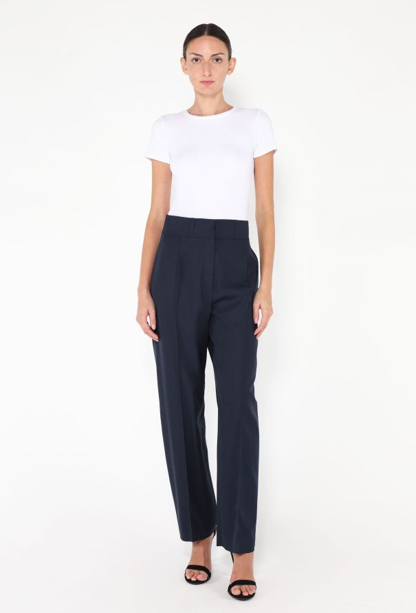 Hermès 2024 Tailored Wool Trousers - 1