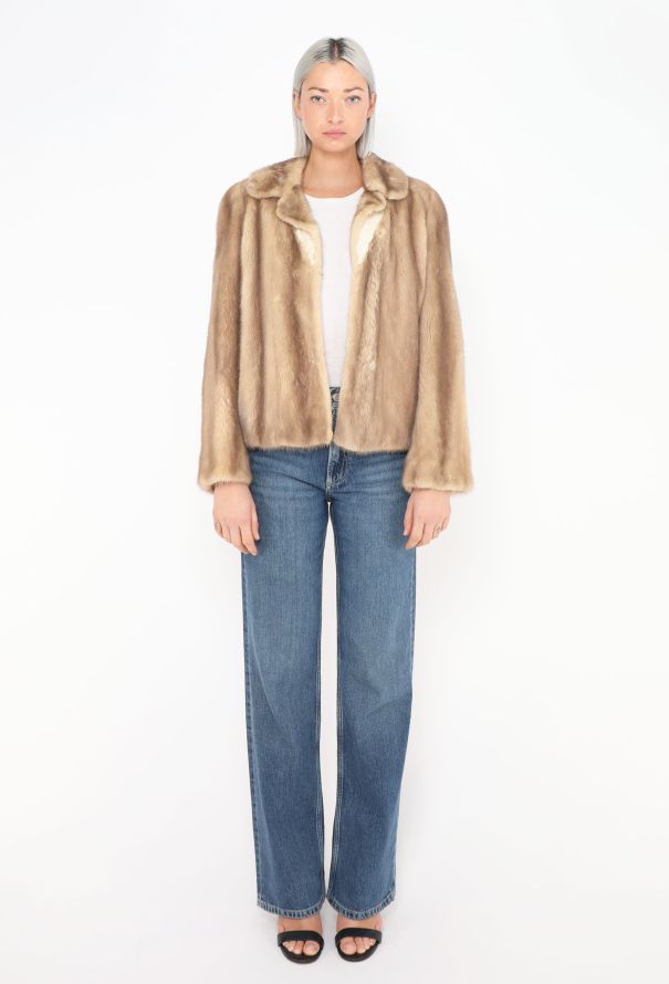 Saint Laurent Vintage Yves Salomon Mink Fur Jacket - 3 Saint Laurent Vintage Yves Salomon Mink Fur Jacket - 3