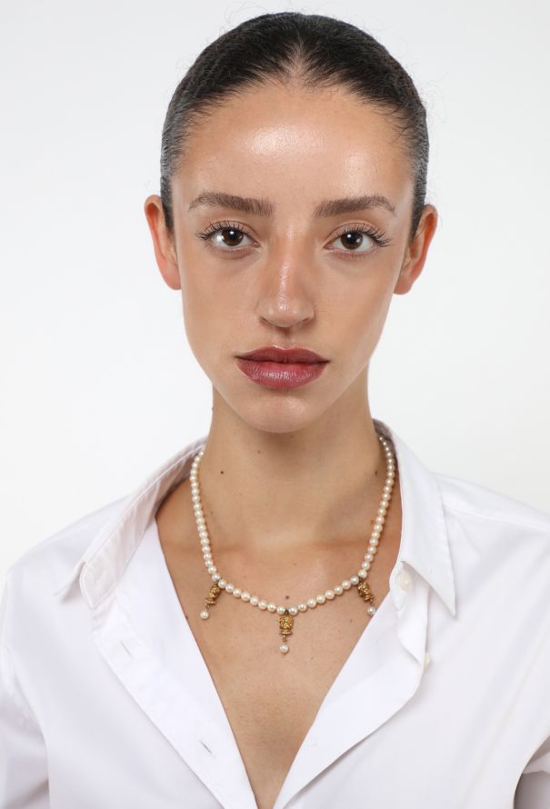 Modern Fine Jewelry Germano Gioielleria 18k Yellow Gold & Pearl Necklace - 4