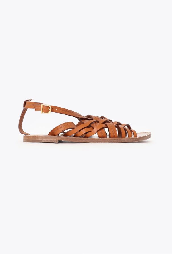 Céline 2021 Braided Calfskin Sandals - 1