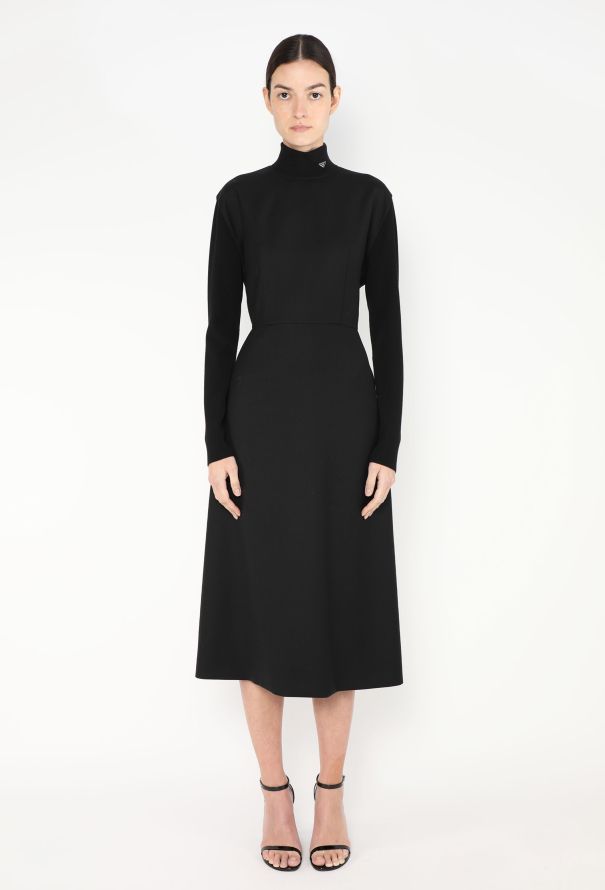 Prada 2022 Turtleneck A-Line Dress - 1