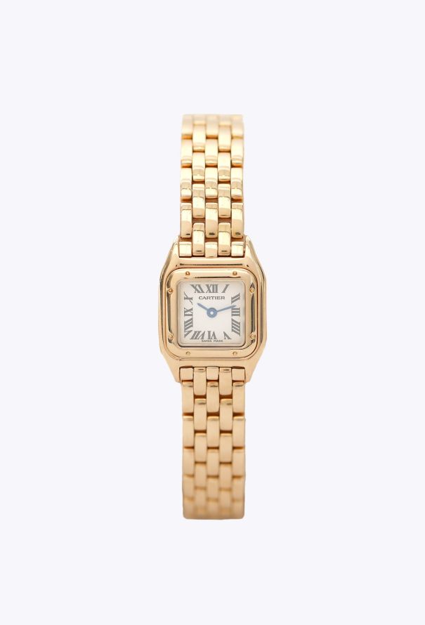 Cartier RARE Vintage 18K Yellow Gold Mini Panthère Watch - 1