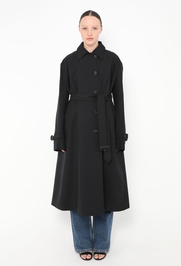 Céline F/W 2018 Hooded Belted Trench Coat - 1