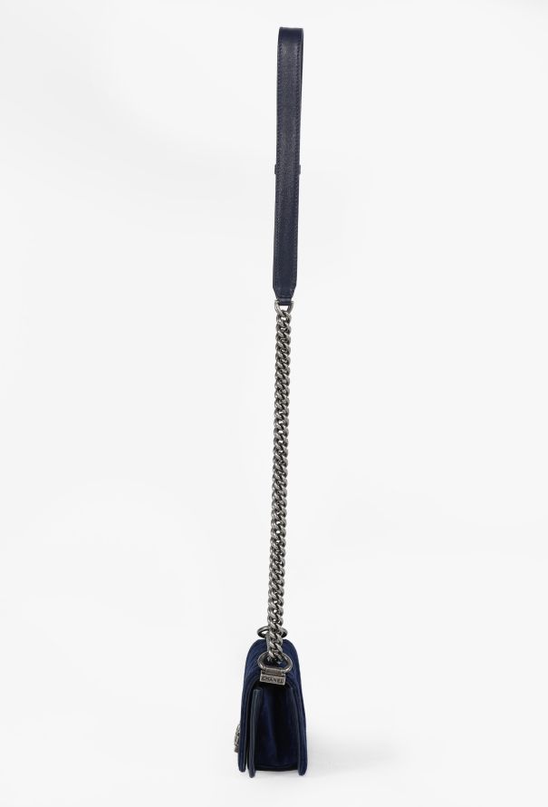 Chanel Quilted Velvet Mini Boy Bag, F/W 2012 - 6