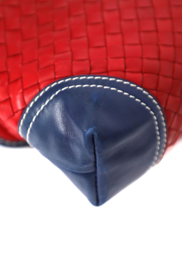 Bottega Veneta Vintage Tricolor Intrecciato Crossbody Bag - 11