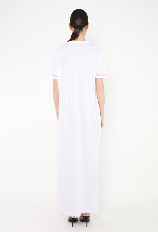 ワンピース PRADA Cream stretch cotton sweatshirt dress S/S 2022 Cinched Mermaid Dress - Prada | ReSee