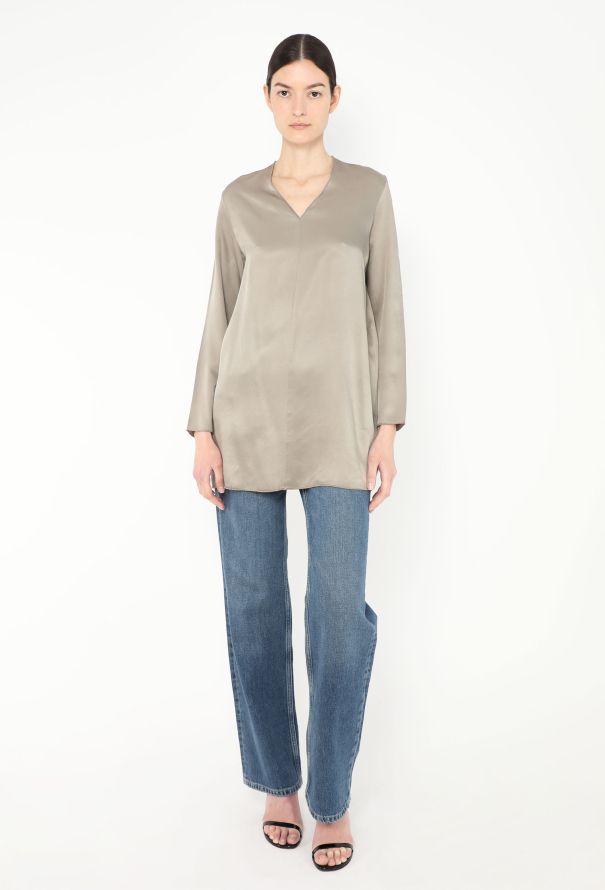 Margiela Early 2000s Silk Tunic Top - Hermès | Authentic Margiela Early 2000s Silk Tunic Top - Hermès | Authentic
