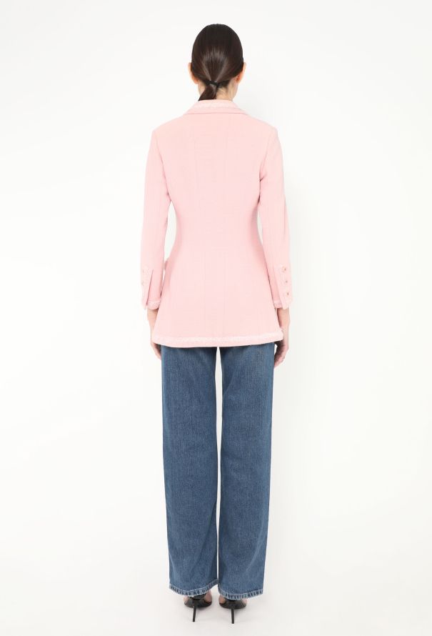 Chanel CAMPAIGN F/W 1994 Frayed Bouclé Jacket - 7 Chanel CAMPAIGN F/W 1994 Frayed Bouclé Jacket - 7