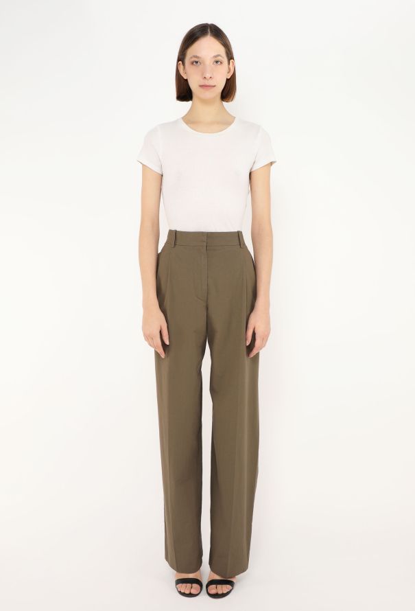 The Row S/S 2025 Lilas Pleated Pants - 1