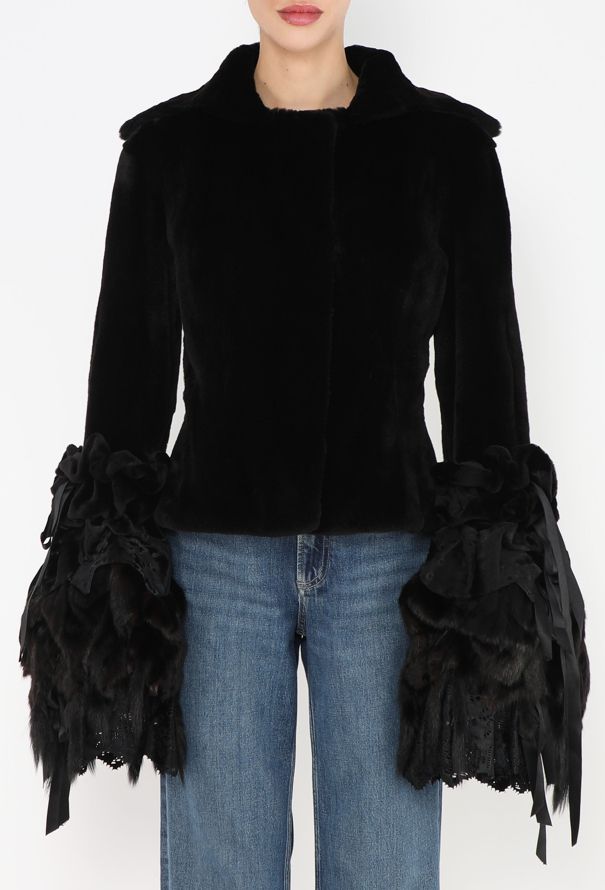 Saint Laurent COLLECTOR F/W 2002 Ermine Fur Opera Jacket - 6 Saint Laurent COLLECTOR F/W 2002 Ermine Fur Opera Jacket - 6