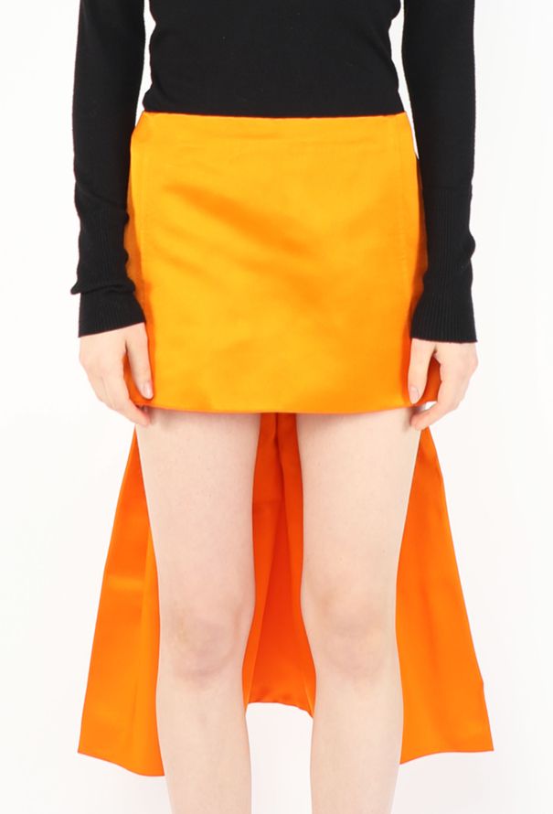 Prada S/S 2022 Silk Pleated Asymmetrical Skirt - 4