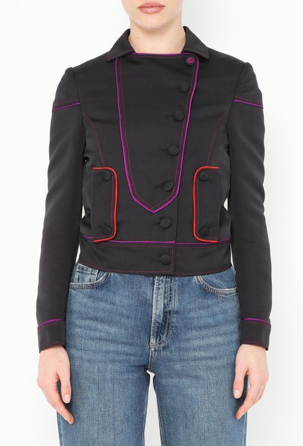 Gucci S/S 2007 Silk Piped Jacket - 1