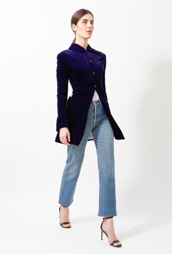 Comme des Garçons F/W 2007 Trompe l'Œil Velvet Jacket - 5