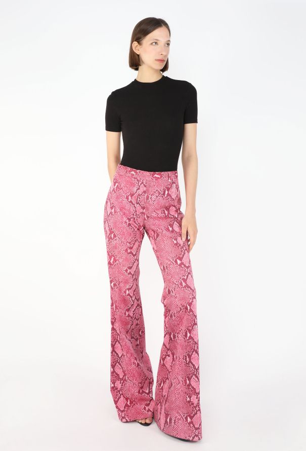 Gucci S/S 2000 Python Print Trousers - 1