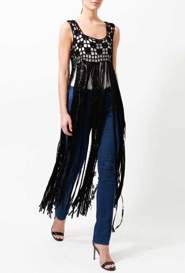 Rodarte S/S 2010 Fringe Knit Tunic - 1