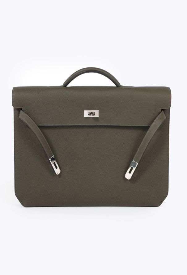 Hermès Graphite Togo Kelly Dépêches 36 Briefcase - 4 Hermès Graphite Togo Kelly Dépêches 36 Briefcase - 4