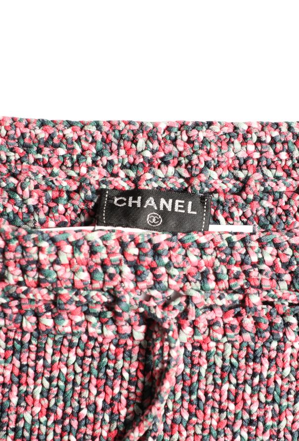Chanel Scalloped Knit 'CC' Skirt - 5