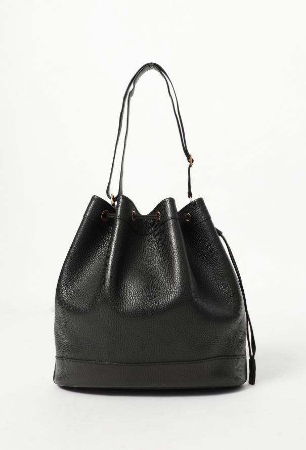 Hermès '90s Black Ardennes Market Bag - 1