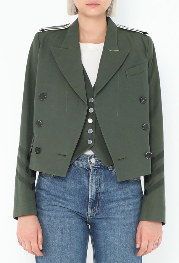 Sacai S/S 2015 Layered Military Jacket - 3
