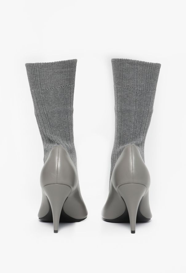 Phoebe Philo 2025 B-Edit Ribbed Sock Boots - 5