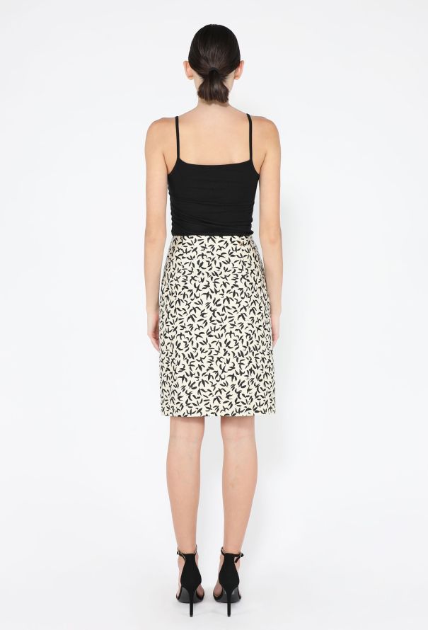 Loro Piana Silvia Swallows Printed Skirt, 2024 - 4