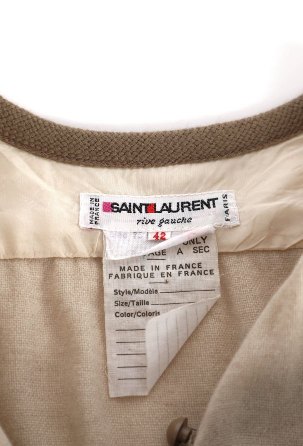 Saint Laurent Late '70s Russian Braided Trim Tunic - 5