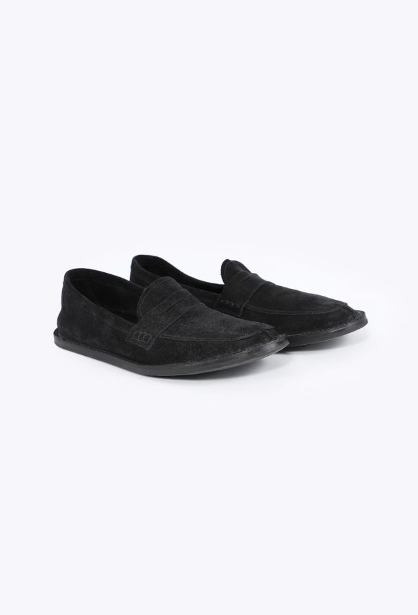 The Row 2023 Suede Penny Loafers - 2