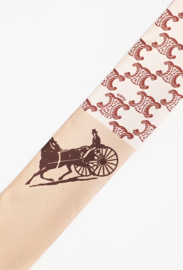 Céline Triomphe Printed Twill Scarf, 2025 - 5