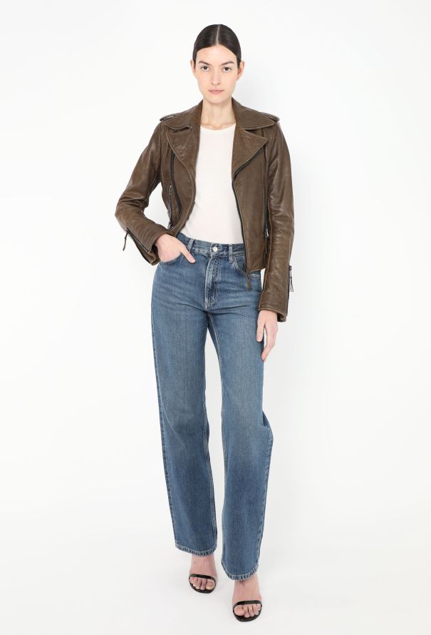 Balenciaga Lambskin Biker Jacket - 3