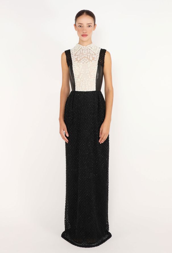 Valentino Embellished Lace Column Dress, F/W 2013 - 1