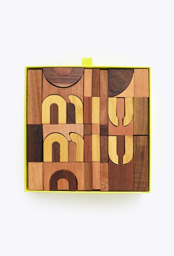 Miu Miu Wooden Block Puzzle Set - 1