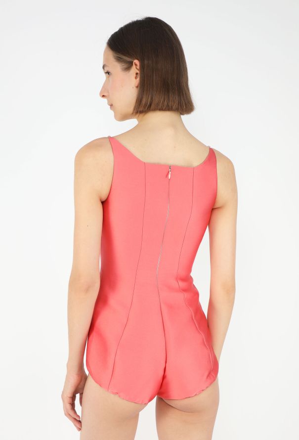 Prada S/S 2012 Sculpted Silk Bodysuit - 5