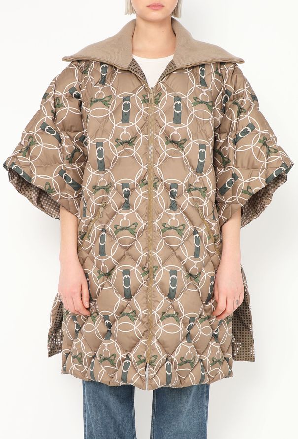 Hermès Reversible Printed Puffer Coat - 1