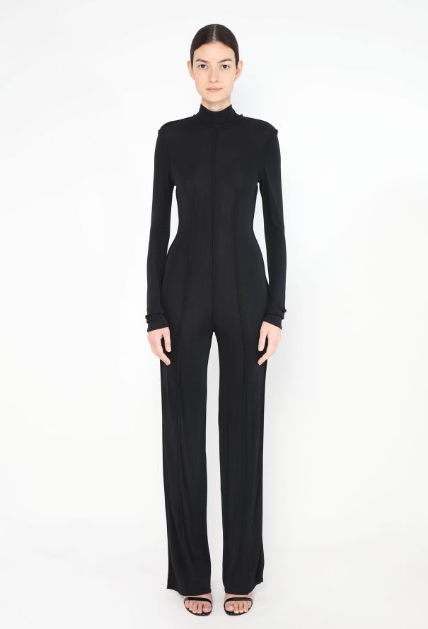 Jean Paul Gaultier '90s Mock-Neck Jumpsuit - 1