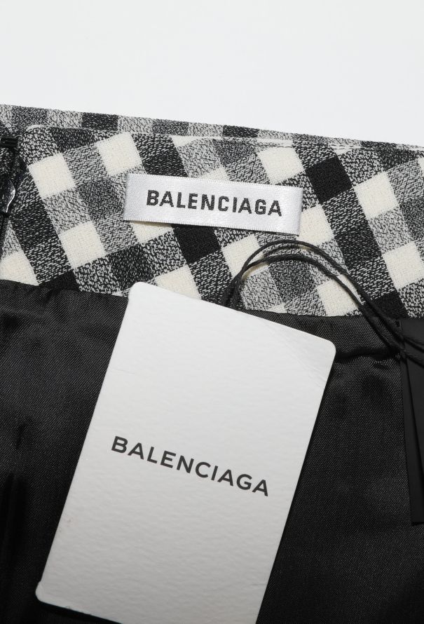 Balenciaga S/S 2018 Checkered Skirt - 6 Balenciaga S/S 2018 Checkered Skirt - 6