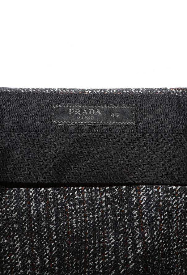 Prada S/S 2025 Trompe l'Œil Belted Trousers - 7