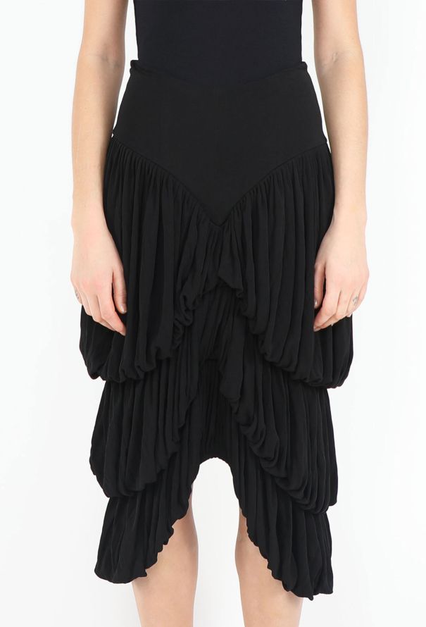 Norma Kamali S/S 1988 Tiered Harem Skirt - 2