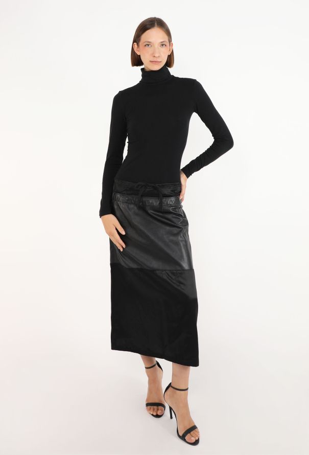 Maison Margiela Artisanal Patchwork 'Lining' Skirt, 2002 - 3