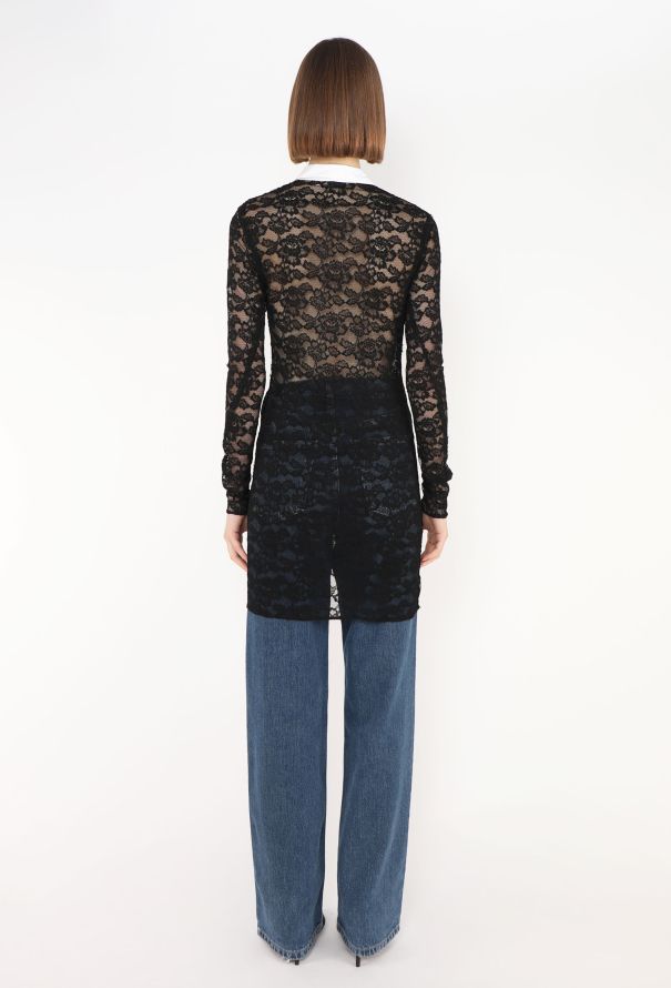 Céline F/W 2010 Collared Lace Tunic - 7 Céline F/W 2010 Collared Lace Tunic - 7
