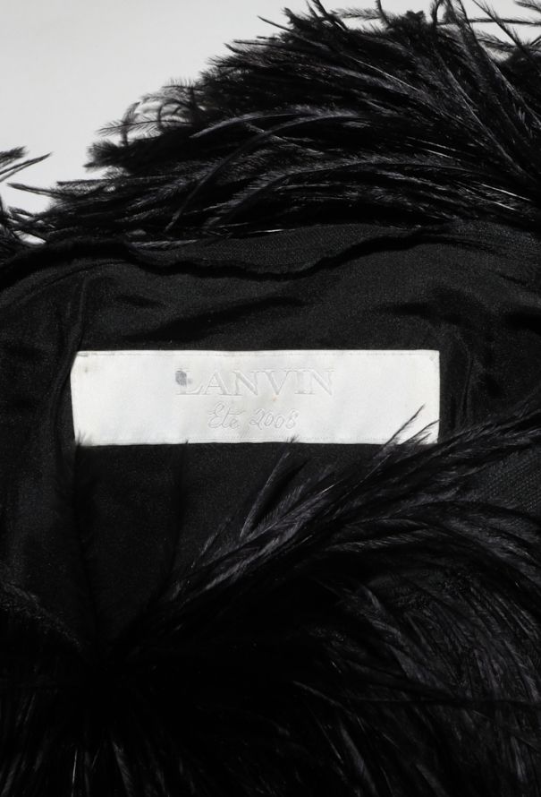 Lanvin Ostrich Feather Eyelet Dress, S/S 2008 - 7