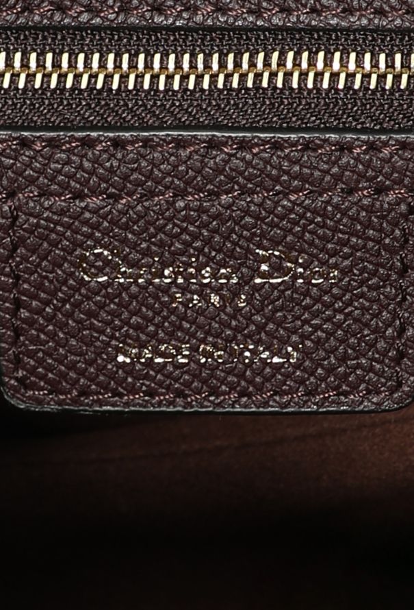 Christian Dior Amarante Medium Saddle Bag - 11