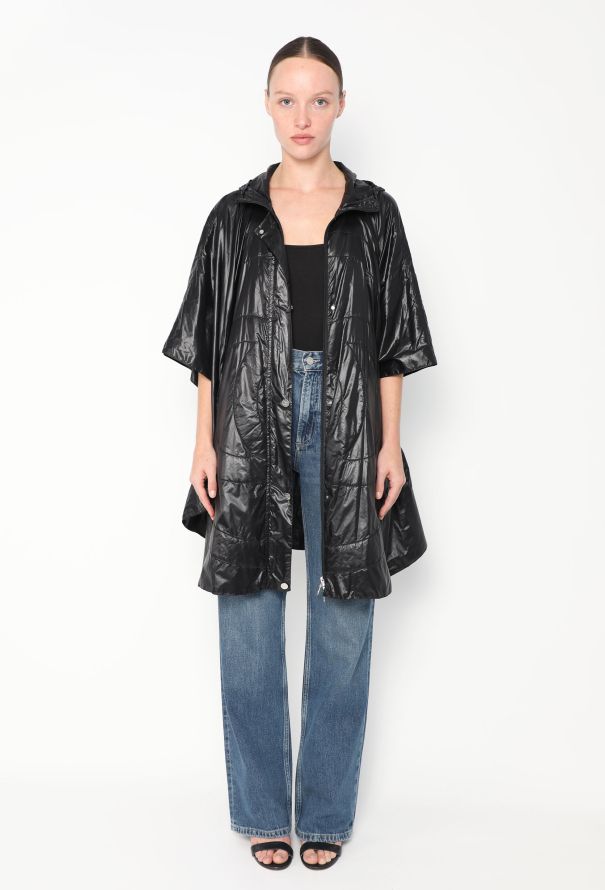 Chanel 2011 Hooded 'CC' Nylon Poncho - 4