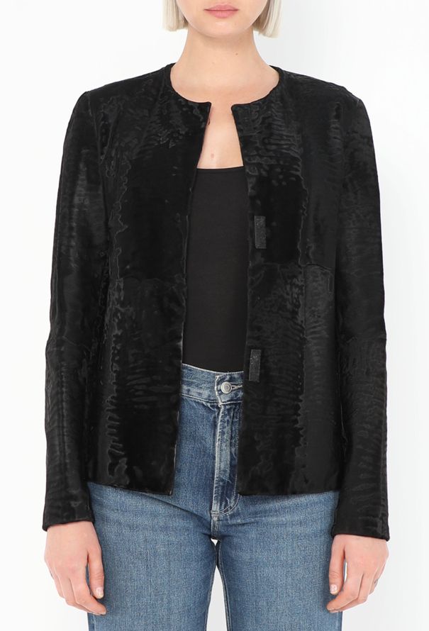 Prada F/W 1998 Broadtail Tailored Jacket - 5