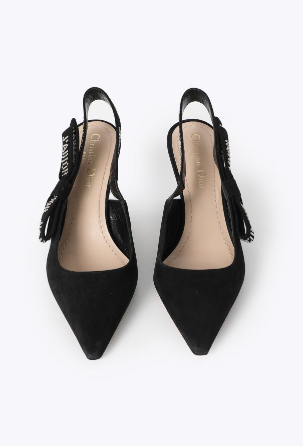 Dior Suede J'Adior Slingback Pumps - 2