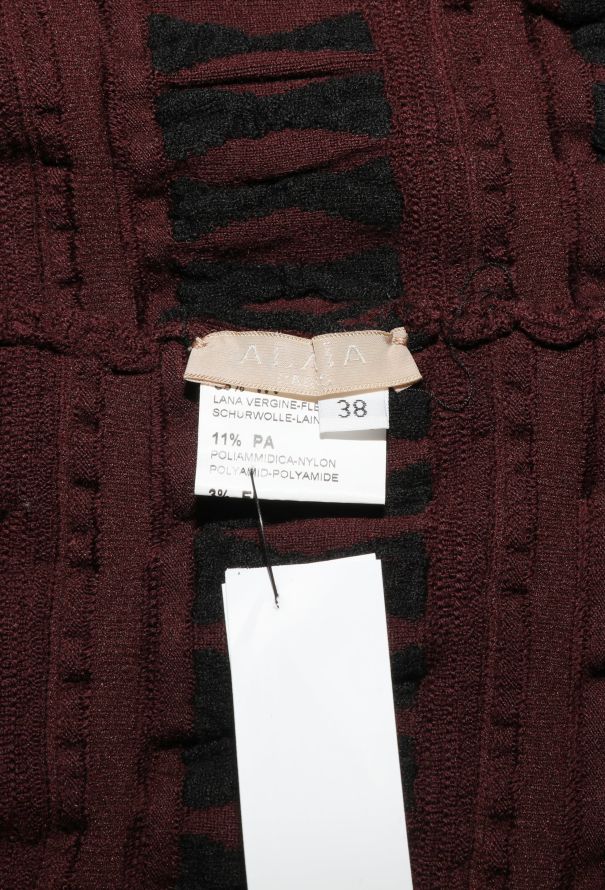 Alaïa Geometric Ruffle Dress - 5