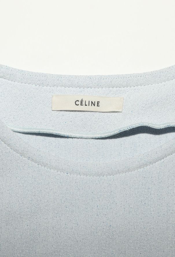 Céline Structured Crêpe Tunic Top - 6